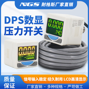Interruptor de Presión Digital NGS DPSN1-01020, Control de Presión de Aire de 10 Bares, IP54, Montaje en Plástico - Product Image 5