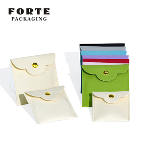 FORTE Best Selling Jewelry Packaging Pouches Jewelry Pouch with logo Ladies <b>Ring</b> <b>Watch</b> Gift Pouch - Product Image 4