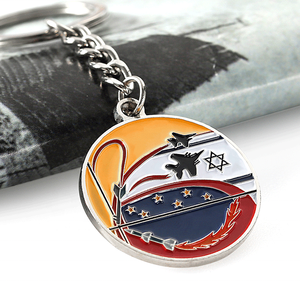 <span class=keywords><strong>New</strong></span> Đến Kẽm Hợp Kim Bạc Kim Loại Tùy Chỉnh Vòng Mềm Men Key Chain Với <span class=keywords><strong>Keyring</strong></span> - Product Image 5