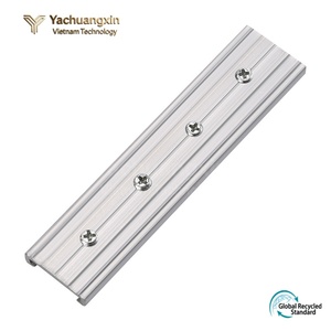Aluminum Industrial <b>Clamp</b> 152x250x20mm Polished Surface Non-Adjustable Mounting Bracket - Product Image 5