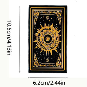 Jeu de <span class=keywords><strong>tarot</strong></span> Rider-Waite avec la roue de la fortune, 78 cartes classiques et guide explicatif - Product Image 6