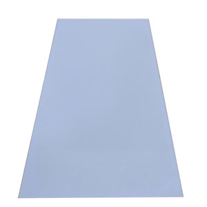 Foglio piatto lucido sublimazione vuoto alluminio A4 bianco Logo personalizzato regali promozionali rivestito nero bianco oro blu nastro - Product Image 1