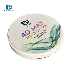 Bloc de <span class=keywords><strong>zircone</strong></span> multicouche 4D Max à haute performance pour les laboratoires dentaires, les cliniques dentaires, les matériaux de dentisterie <span class=keywords><strong>en</strong></span> fauteuil, les couronnes et les bridges - Product Image 3