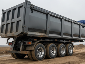 Remolque de Camión con Volquete Trasero Tipo U para Transporte Eficiente de Arena y Piedra con Volcado Hidráulico - Product Image 5