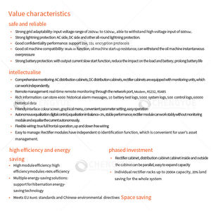 Gabinete rectificador del sistema de alimentación discreta de CC de la serie Vertiv Emerson Netsure 801 - Product Image 4