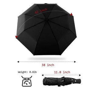 42inch Modern Three-Folding Fully-Automatic Compact Travel <b>Umbrella</b> <b>Windproof</b> UV Protection 190T Pongee Business Gift - Product Image 4