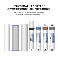 Sistema de Ósmosis Inversa Alcalina de 7 Etapas OEM/ODM 75GPD, Purificador de Agua para Fregadero, Filtro de Agua con Tanque, Máquina de Ósmosis Inversa