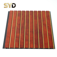 Paneles de Techo de PVC con Acabado de Madera Modernos, Ecológicos, Resistentes al Fuego, Impermeables, Insonorizantes, Rejilla Decorativa para Techo, Estilo Nórdico, para Hoteles
