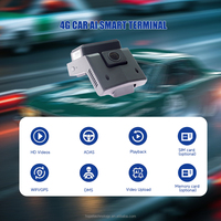 Dashcam AI 3 Saluran ADAS DMS 4G GPS WIFI untuk Taksi dan Truk
