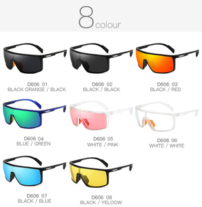 DUBERY OFFICIAL Vente en gros Lunettes de soleil coupe-vent surdimensionnées tendance 2026 Lunettes de soleil de sport pour hommes <span class=keywords><strong>D606</strong></span> - Product Image 3