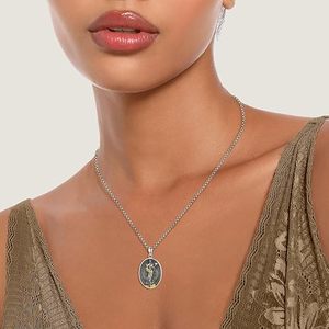 Collier pendentif Totem de la déesse grecque antique de l'abondance, en argent pur 925, rétro, porte-bonheur, richesse et prospérité - Product Image 6