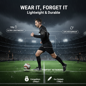 Sistema di Interfono per Arbitri, Comunicazione Full Duplex per 5 Persone, Portata 200M, Radio Wireless 50CH per Partite di Calcio - Product Image 5