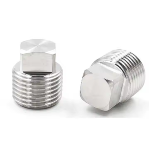 Asni b16.11 giả mạo vuông cắm 1/2 "#3000 NPT A105 NPT thép carbon phụ kiện đường ống giả mạo vuông đầu cắm - Product Image 2