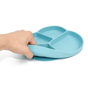 Plato de Silicona para Bebé con Diseño de Nube, Antideslizante, de Grado Alimenticio, Libre de BPA, Venta al por Mayor en Línea, MOQ Bajo - Product Image 3