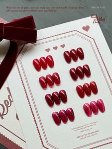 Rouni 40 Couleurs Rouge Velours Party Nail Gel Set Couleurs Gel UV Non Toxique pour Salon Utilisation 12ml Volume - Product Image 5