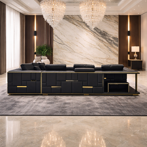 Sofá Modular Reclinable <span class=keywords><strong>Babylon</strong></span> Rack Visionnaire, Muebles para Sala de Estar, Conjunto de Sofás de Tela, Combinación de Esquina y Chaise Longue, Relleno de Esponja - Product Image 2