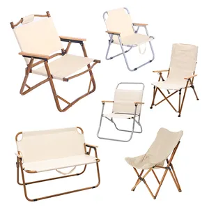 White Metal Aluminum Beach Camping Chairs For Events Outdoor Picnic Garden Dining Sea Chairs Alloy Cadeira De Praia Foldable