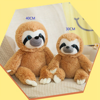Oreiller de paresseux en peluche d'animaux en peluche pondérés pour le soulagement de l'anxiété et du Stress Jouets de paresseux en peluche pondérés mignons