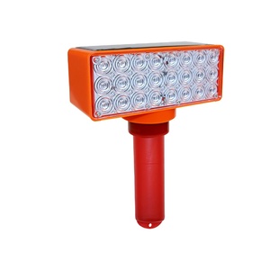 Feux de signalisation routière à LED solaires double face, produits de signalisation routière, feux de cône, feux de barricade - Product Image 1