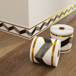 Modern Bedroom Peel and <strong>Stick</strong> PVC Skirting Board Baseboard Trim Waterproof Floor Corner Edge Protector Decorative <strong>Wall</strong> Strip - Product Image 6
