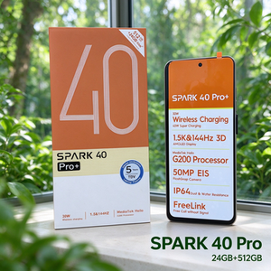 สมาร์ทโฟน Spark 40 คุณภาพดี ของแท้ 5G ความจุ 8+256GB รองรับ 2 ซิม หน้าจอ HD กล้องคมชัด ชาร์จไว 45W-ใหม่ - Product Image 3