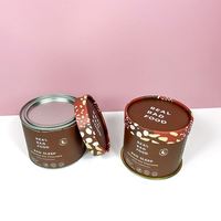 Boîte d'emballage de chocolat en poudre de qualité alimentaire recyclable avec couvercle à levier Penny