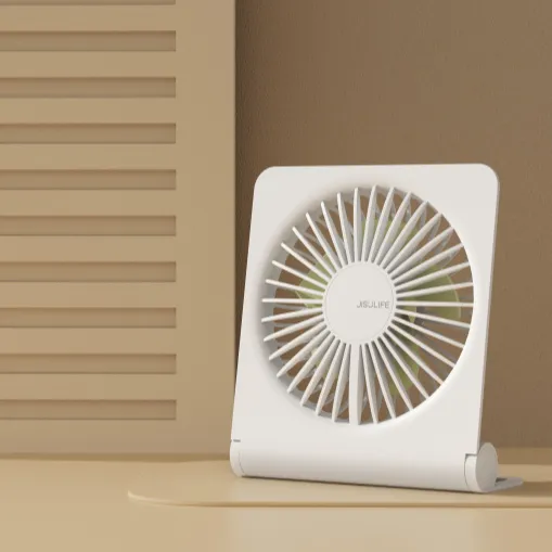 JISULIFE Best Sale Portable Mini Air Cooler Fan Ultra-thin Desktop Home Colorful Electric Table Cool Fan