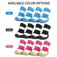 Chaussures pour chien en maille respirante, bottes pour animaux de compagnie avec semelle antidérapante et sangle réglable, chaussures pour chien d'extérieur