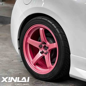 ล้อแม็กซ์ XINLAI สีชมพูสั่งทำพิเศษ ขอบ 18 19 20 นิ้ว 5 รู 5x114.3 5x120  วัสดุอลูมิเนียมอัลลอยด์ สำหรับรถยนต์นั่งส่วนบุคคล  รุ่นอัพเกรด - Product Image 1