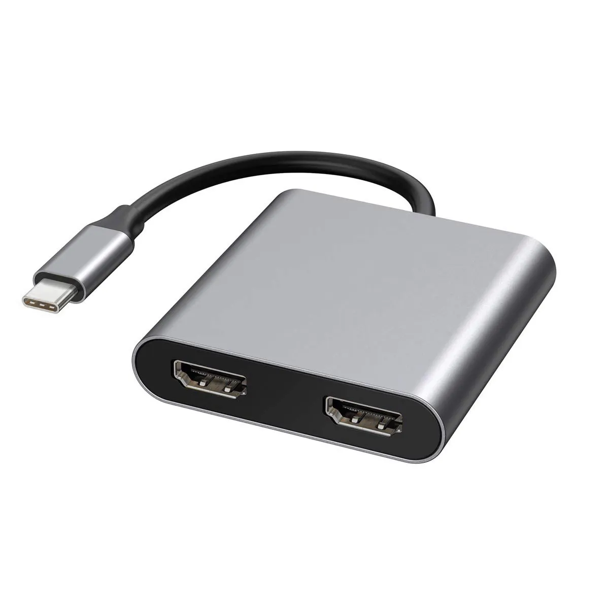 Laptop için küçük USB Hub 4 in 1 USB C Hub Multiport 4K HDTV 6 Port USB 3.0 tip C Hub adaptörü