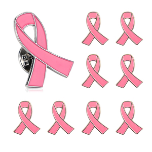 Insignia <span class=keywords><strong>de</strong></span> concientización sobre el cáncer <span class=keywords><strong>de</strong></span> <span class=keywords><strong>mama</strong></span>, Pin <span class=keywords><strong>de</strong></span> solapa esmaltado con cinta rosa, símbolo <span class=keywords><strong>de</strong></span> esperanza, emblema para campañas <span class=keywords><strong>de</strong></span> salud, evento <span class=keywords><strong>de</strong></span> caridad - Product Image 1