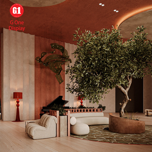 Ideas Elegantes para la Decoración del Vestíbulo de un Hotel, Sofás Modernos, Mostradores de Recepción Refinados, Barra de Bar Elegante - Product Image 4