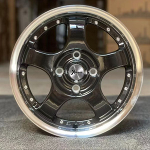 ล้อแม็กซ์อลูมิเนียมอัลลอย X-RIMS 4x114.3 4x100 ขนาด 14 นิ้ว สีทอง 6 ก้าน <span class=keywords><strong>4</strong></span> รู สำหรับ <span class=keywords><strong>Honda</strong></span> <span class=keywords><strong>Civic</strong></span> <span class=keywords><strong>EG</strong></span> - Product Image 2