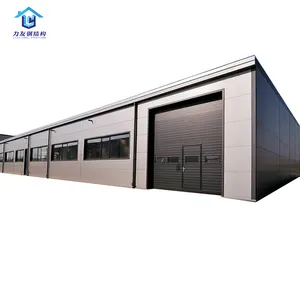 Kit de construcción de marco de metal de estructura de acero ligero prediseñado hecho en China