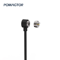 Cable de carga magnético de cabeza redonda para Dispositivo inteligente, 7,4mm, alta calidad, 2 pines