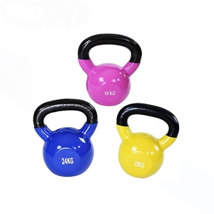 Gimnasio Equipo de fitness Levantamiento de pesas Mejores pesas rusas de colores Fitness Hierro fundido <span class=keywords><strong>Kettlebell</strong></span> - Product Image 1