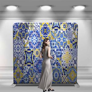 حامل خلفية ألومنيوم 8 أقدام ، حامل شخصي مزدوج الجانب ، لتغطية حفلات أعياد الميلاد وحفلات الزفاف مربعة الشكل - Product Image 3