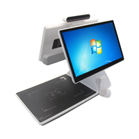 Terminal de point de vente multifonctionnel sur pied avec lecteur de codes-barres et scanner HD 16MP format A4
