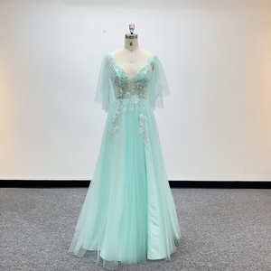 ชุดเดรสคอวีของผู้หญิงชุดเดรสปาร์ตี้งานราตรีแบบทางการของ LSMZ17แจนเซมเบอร์ - Product Image 1