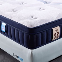 Colchón de Espuma Viscoelástica con Resortes Ensacados para Cama King, Económico, Envasado al Vacío, para Hotel y Dormitorio