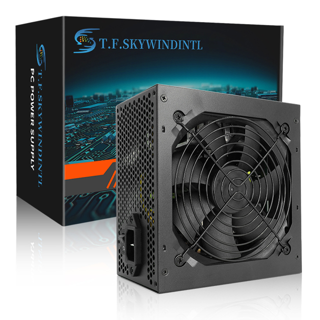 PC Power Supply PSU 750W 80 PLUS ATX, Stable Power Supply for PC Gaming Desktop, OEM Factory Wholesale