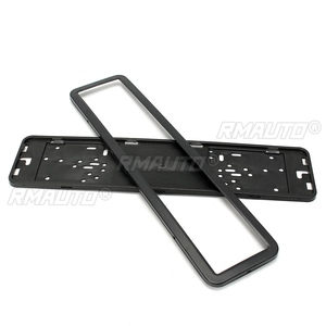 1 Juego de Marcos para Matrícula de Coche de Acero Inoxidable, Estilo Europeo, Alemán, Ruso, 8K - Product Image 4