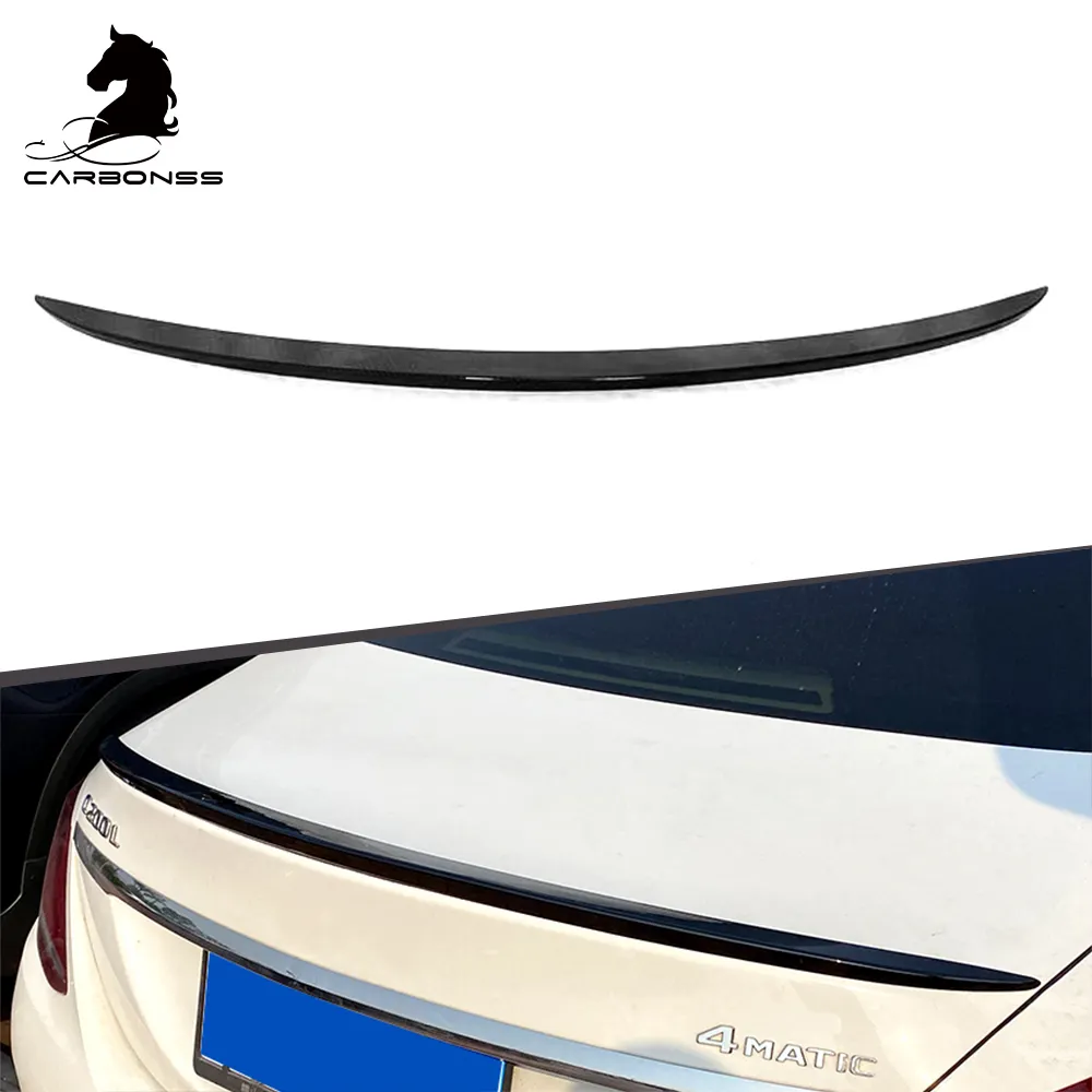 Car Accessories AMG Style Gloss Black Rear Trunk Spoiler For Mercedes Benz C Class W205 4-Doors Sedan 2014-2021