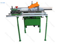 Machine à bois multifonctionnelle 260 mm avec scie, dégauchisseuse, raboteuse, perceuse et mortaiseuse pour diverses tâches de menuiserie