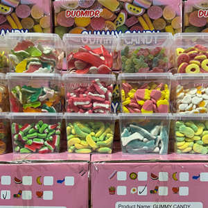 Halal Private Label Wholesale Sweet Sour Bulk Gummy <strong>Candy</strong> Fruity Flavor <strong>Soft</strong> <strong>Candy</strong> <strong>Sugar</strong> Coated Bottle - Product Image 1