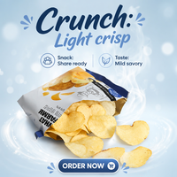 Fournisseur chinois de fruits et légumes coupés, snacks alimentaires originaux, chips de pommes de terre aromatisées, frites sous vide, qualité supérieure
