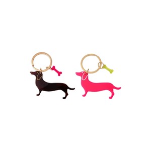 Llavero de Acrílico con Forma de <span class=keywords><strong>Perro</strong></span> Rosa, Estilo Europeo y Americano, Colorido y Lindo - Product Image 5
