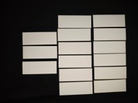 Plaque en céramique d'oxyde d'aluminium 99% haute pureté, résistante à l'usure, épaisseur 5,8 mm, pour découpe et pliage, pour fours industriels