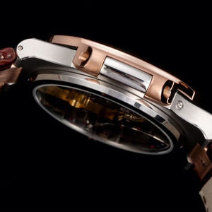 Montre automatique de luxe polyvalente en or blanc 18 carats et or rose, édition exclusive Asie, modèle Premium Private 5712, design bicolore - Product Image 4