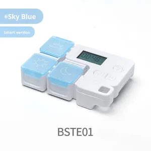 Boîte de rappel de médicaments intelligente avec alarme, 7 jours, 28 compartiments, distributeur de médicaments pour personnes âgées, pour éviter les doses manquantes - Product Image 5